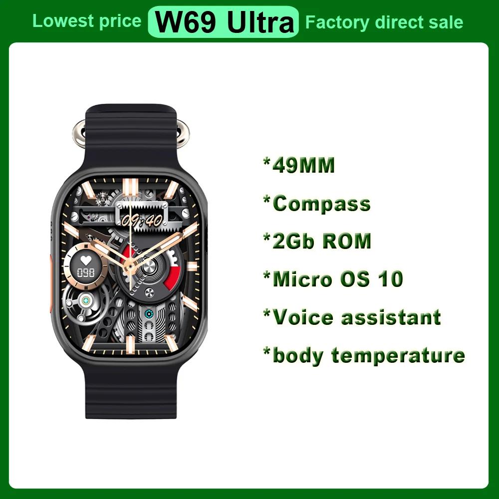 W69 Ʈ ġ  49mm 2Gb ROM ũ 10 ħ GPS , NFC  , BT ȭ Ʈġ